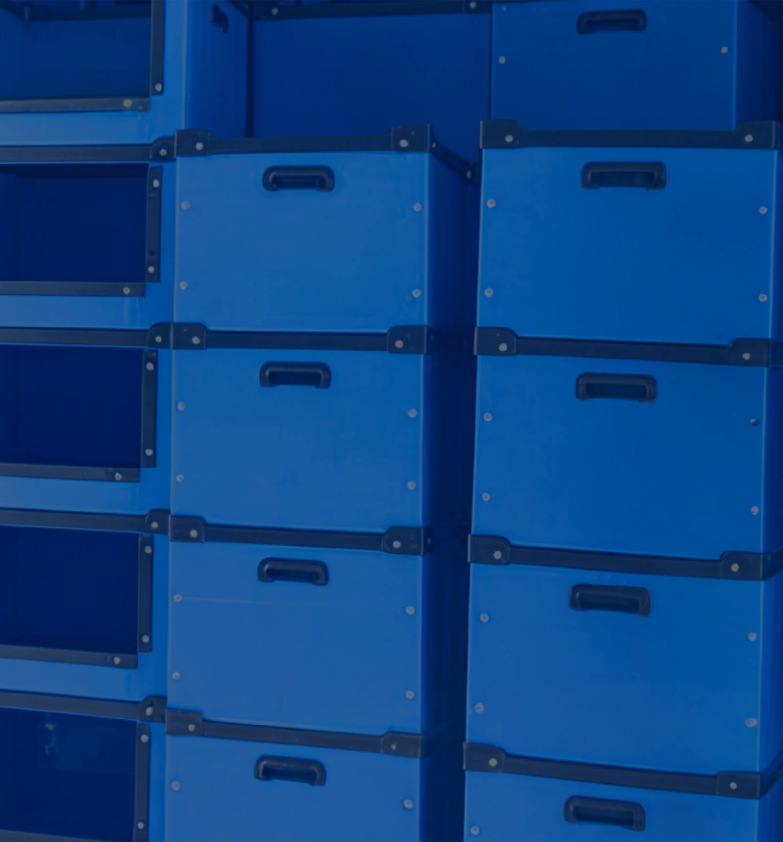 logistic use pp plastic box layer pads dividers