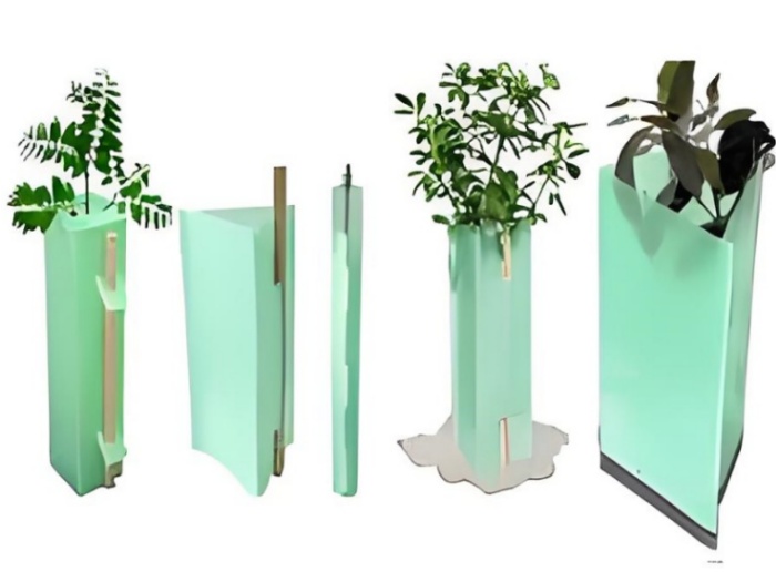 corrugated plastic tree tubes