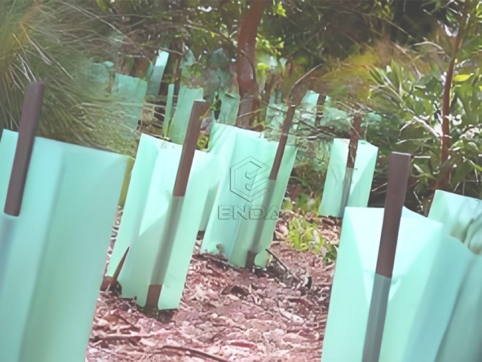corrugated plastic tree guards