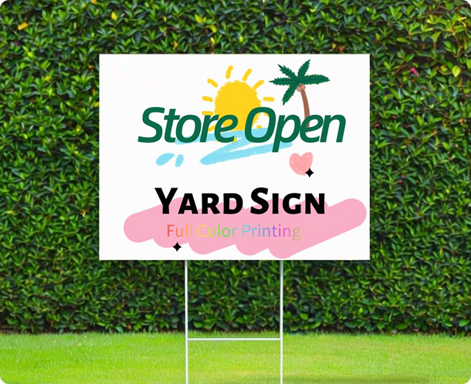 Rectangle Yard Sign
