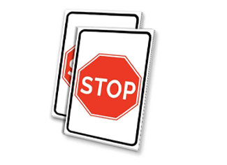 Panneaux de signalisation routière