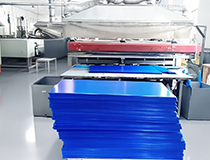 Hollow board production process