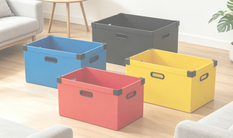 PP hollow box for retail and display industry