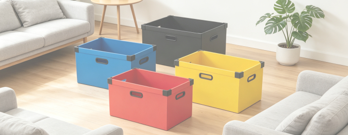 PP hollow box for retail and display industry