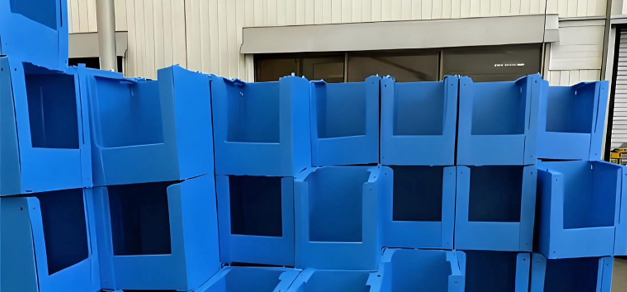 reusable PP hollow plastic box for storage and logistics