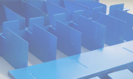 corrugated PP dividers for food and beverage industry