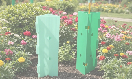 PP plastic tree tubes for agriculture and crop protection