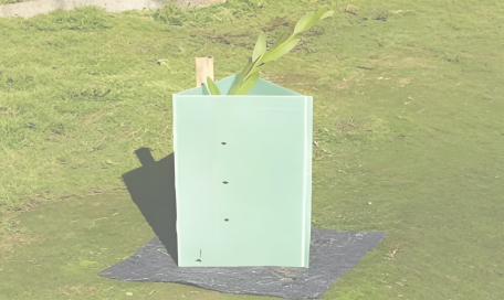 corrugated tree grow tubes for horticulture and nurseries