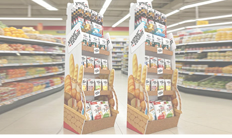 PP sheets display rack for educational and office settings