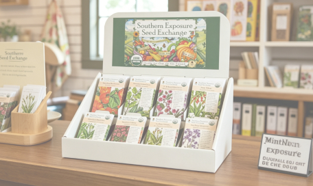 PP plastic display stand for retail and point-of-sale industry