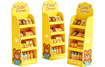 super market floor display rack
