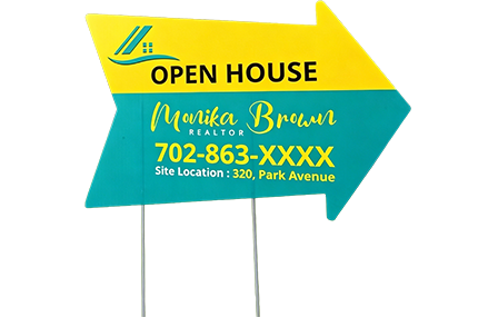 custom shape sign