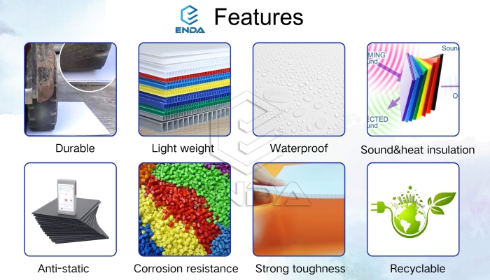 PP plastic sign boards feature