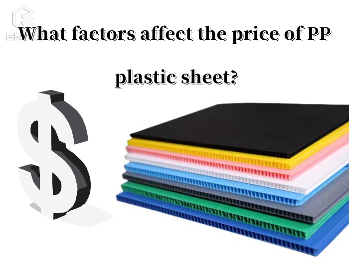 What factors affect the price of PP plastic sheet?