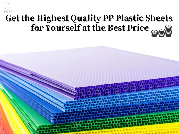 Get the Highest Quality PP Plastic Sheets for Yourself at the Best Price