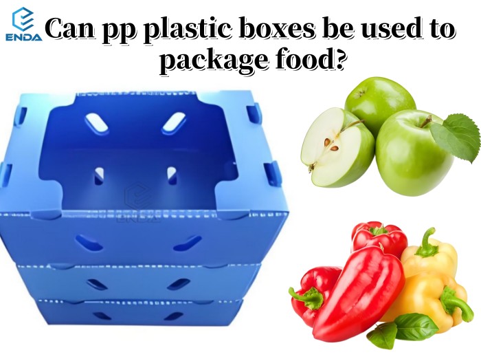 Can pp plastic boxes be used to package food?