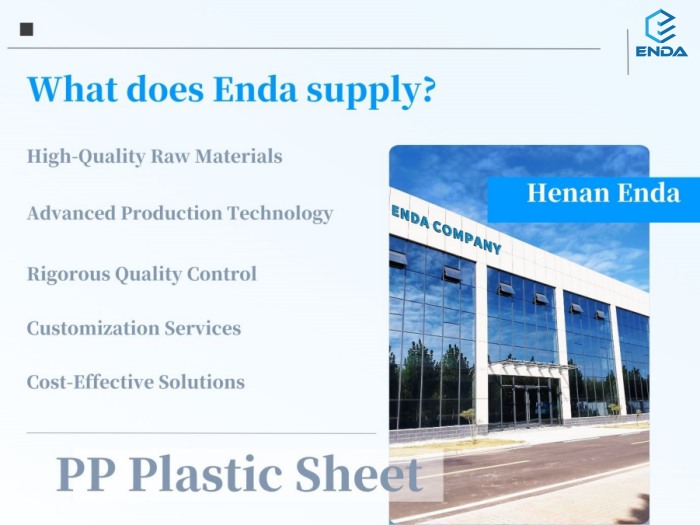 Henan Enda pp hollow board factory