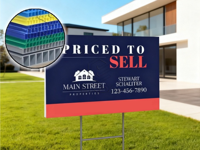 How to determine the thickness of pp plastic signboards?