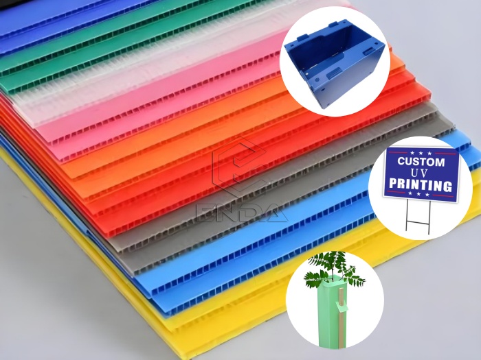 What is corrugated plastic used for?