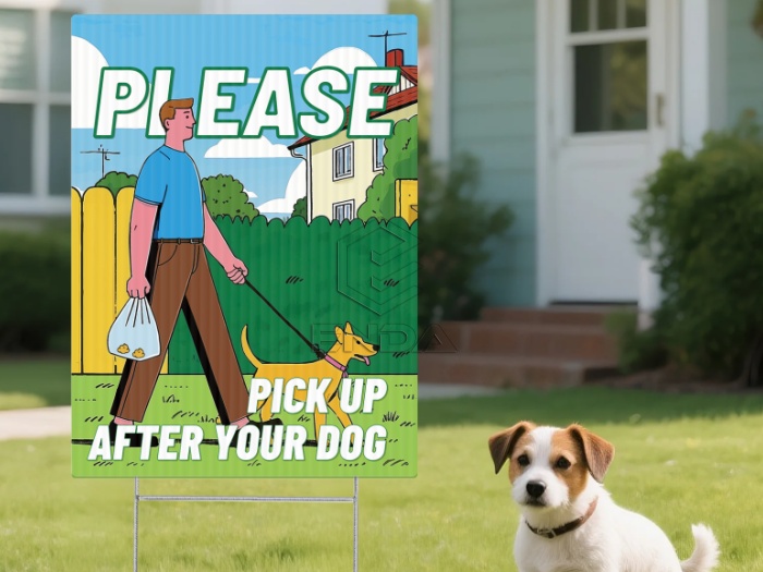 What is the best material for a yard sign?