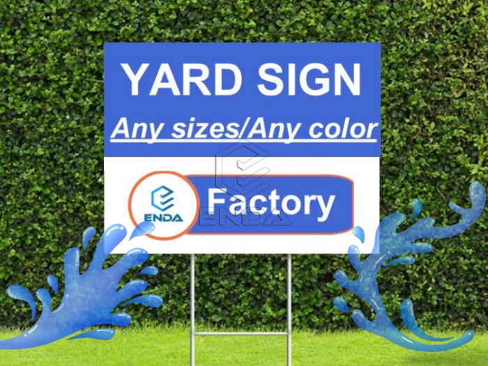 Are yard signs waterproof?