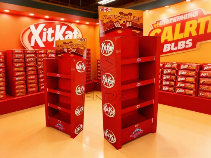 Custom Corrugated Plastic Retail Display Stand for Shops