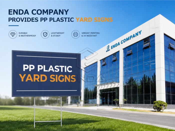 custom pp plastic yard signs manufacturer