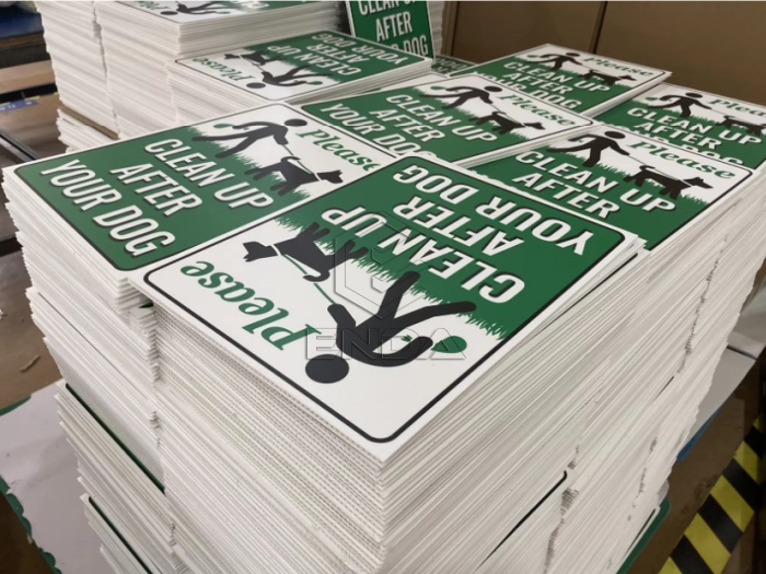 pp plastic yard signs