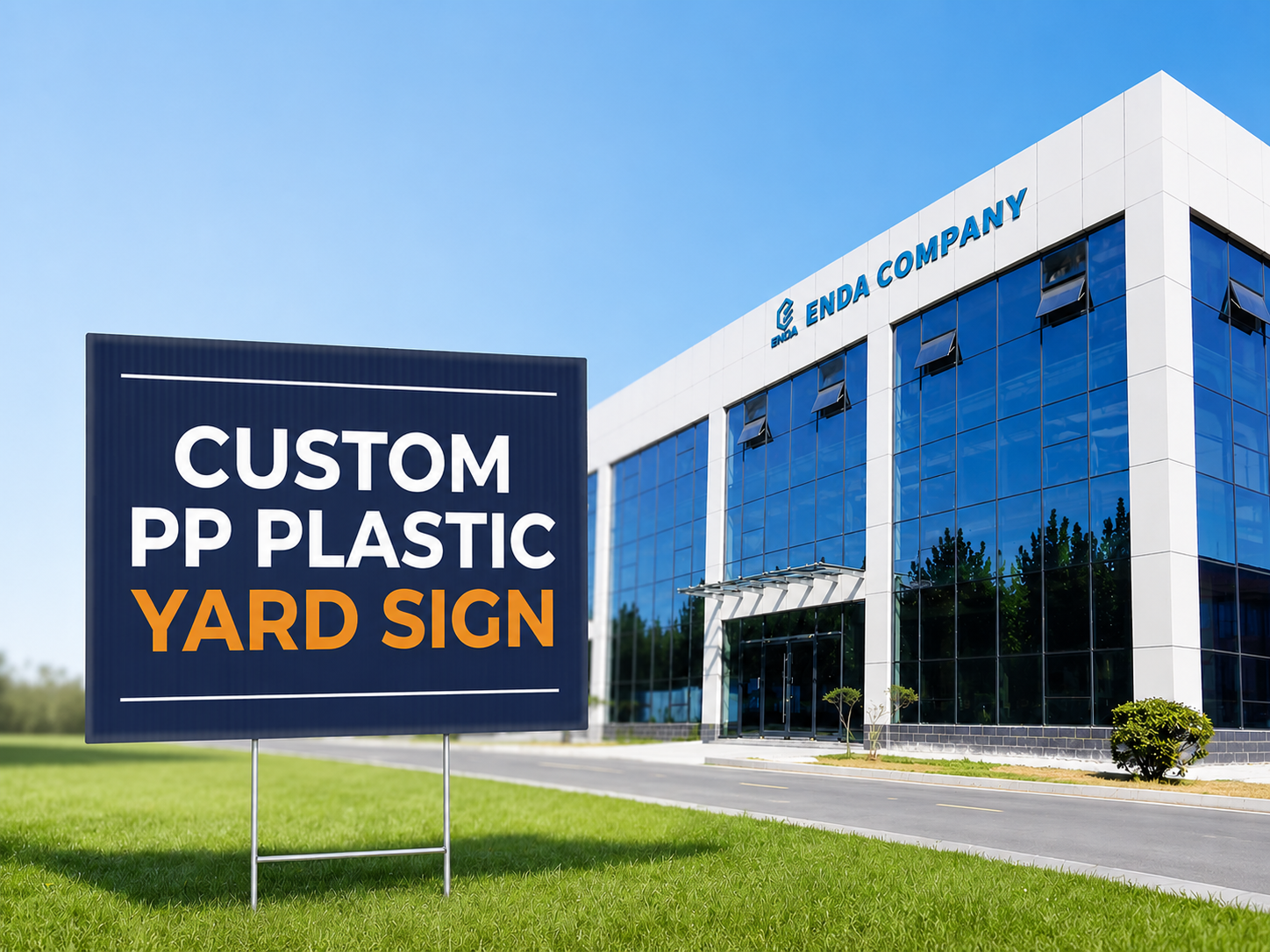 Trusted Yard Sign Manufacturer for Custom PP Plastic Yard Signs | Enda New Material