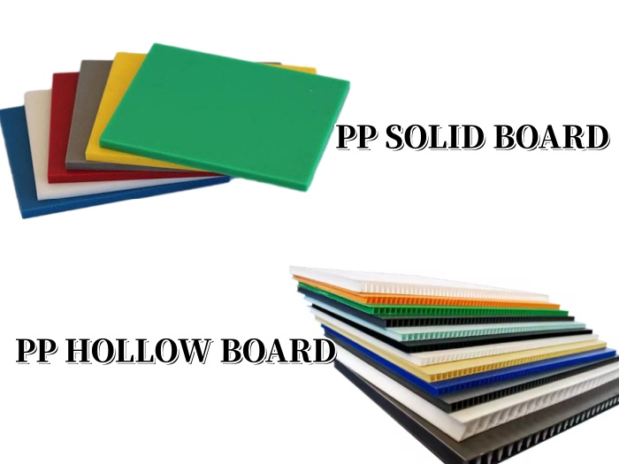 pp solid board&pp hollow board