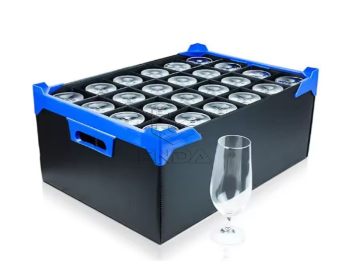 pp hollow box with dividers
