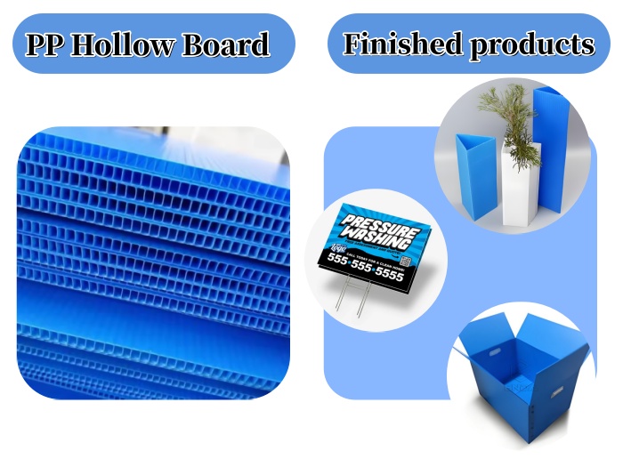 pp hollow board products