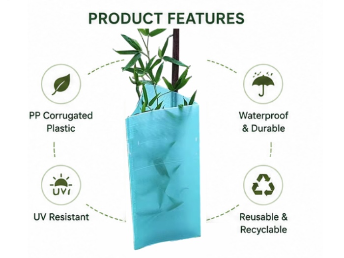 pp plastic tree guard features