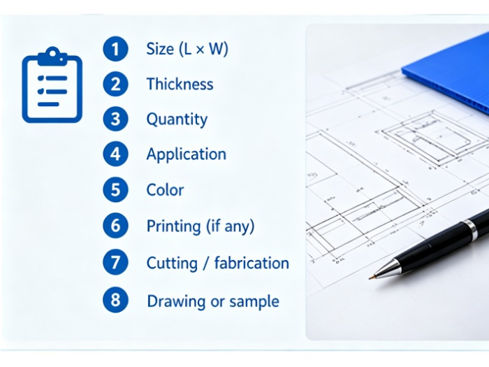 wholesale pp hollow board