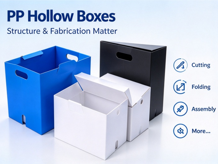 custom pp hollow boxes