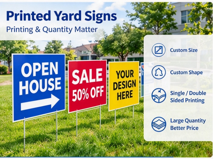 cutom printed yard signs