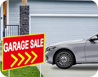 garage sale yard signs